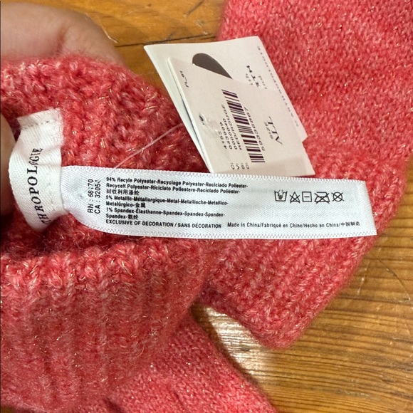 Anthropologie Coral Knit Winter Gloves NWT - Picture 5 of 6